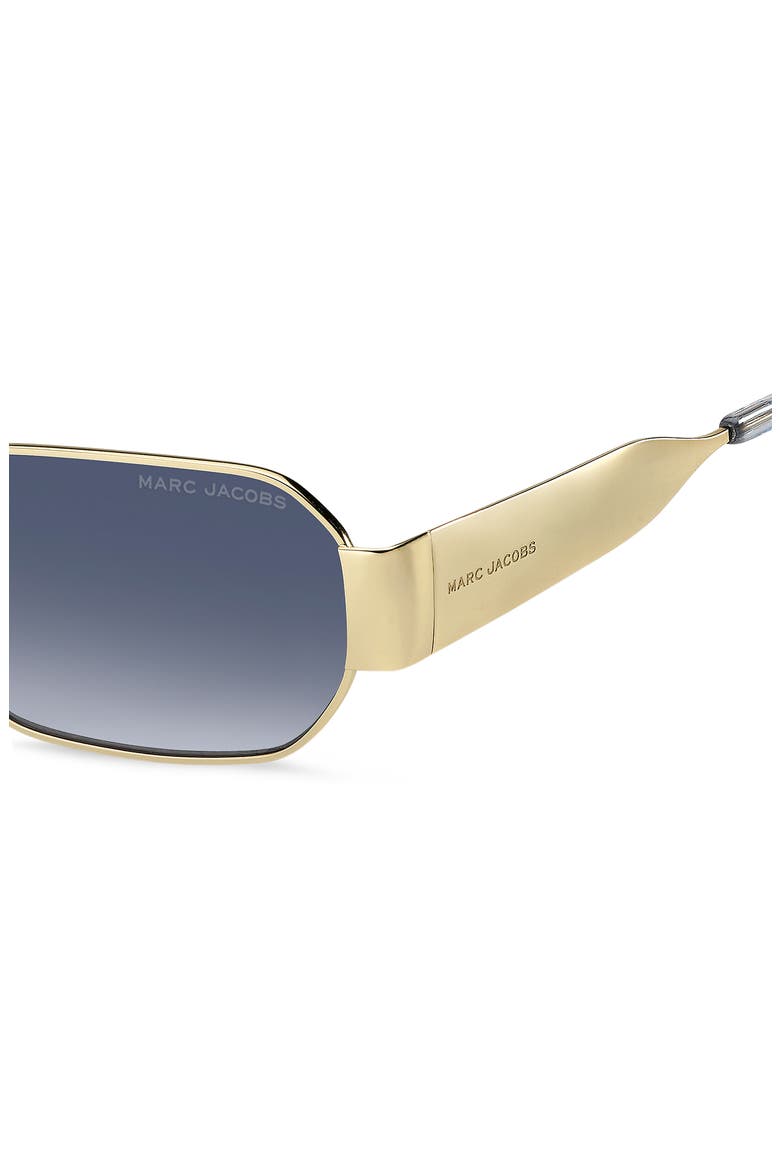56mm Square Sunglasses, Alternate, color, GOLD BLUE/ DARK BLUE