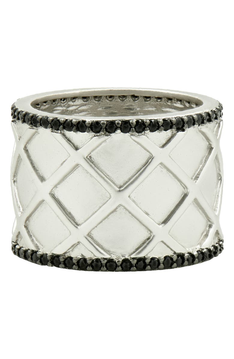 FREIDA ROTHMAN Crisscross Cigar Band Ring, Main, color,