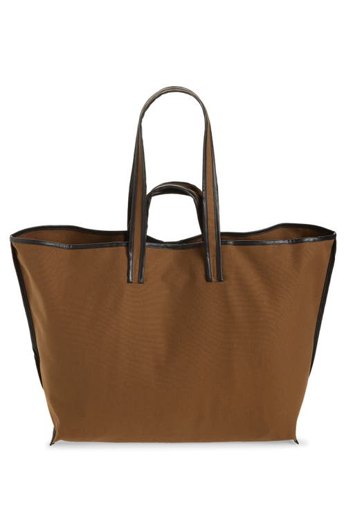Kassl Contrast Trim Canvas Tote