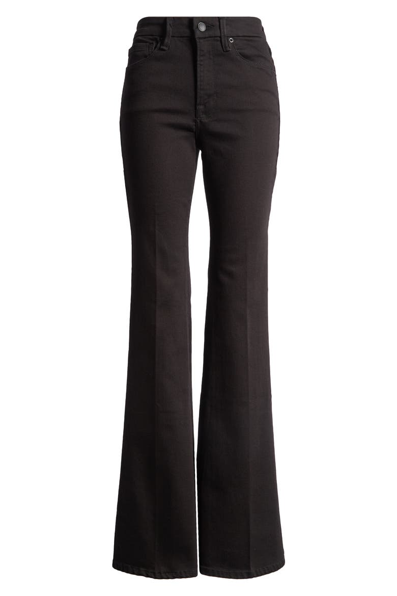 Good Legs Flare Jeans, Alternate, color, BLACK001