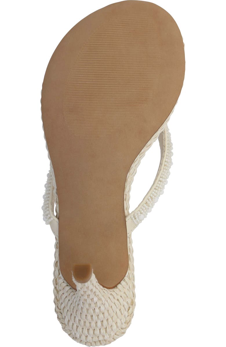 MIA Zilvia Sandal, Alternate, color, Bone Beads