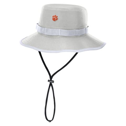 Men's Nike Gray Clemson Tigers 2025 Sideline Apex Boonie Bucket Hat