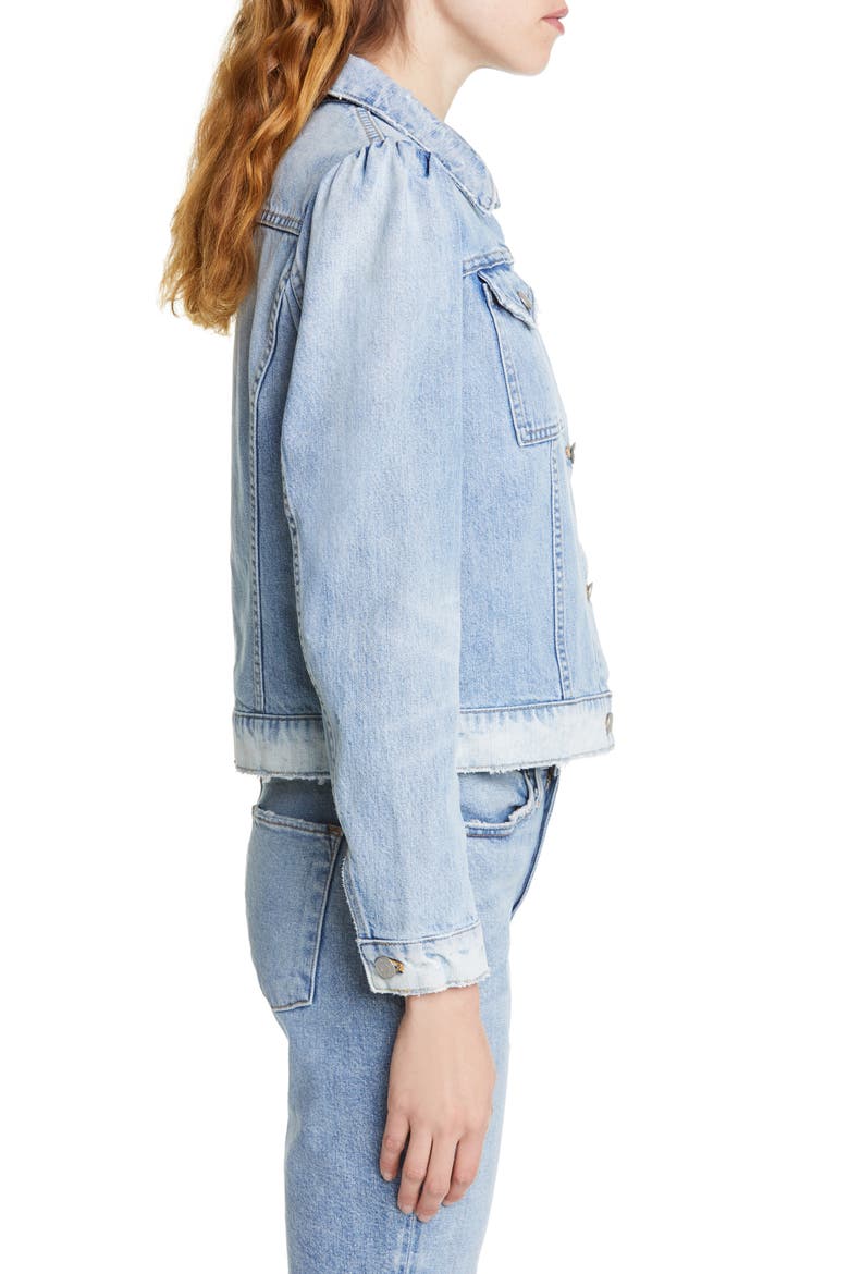 Classic Denim Jacket, Alternate, color, CHANTAL WASH
