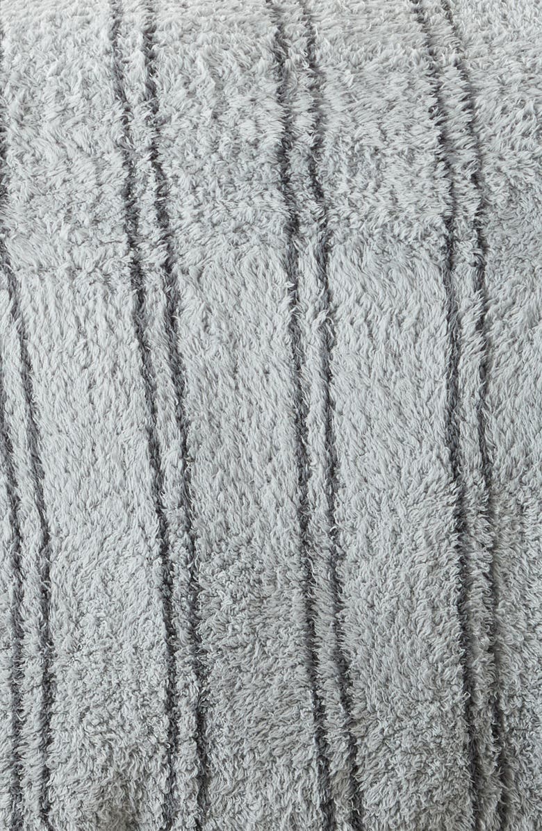 Barefoot Dreams<sup>®</sup> CozyChic<sup>®</sup> Vertical Stripe Duvet Cover & Shams, Alternate, color, Ocean/ Graphite