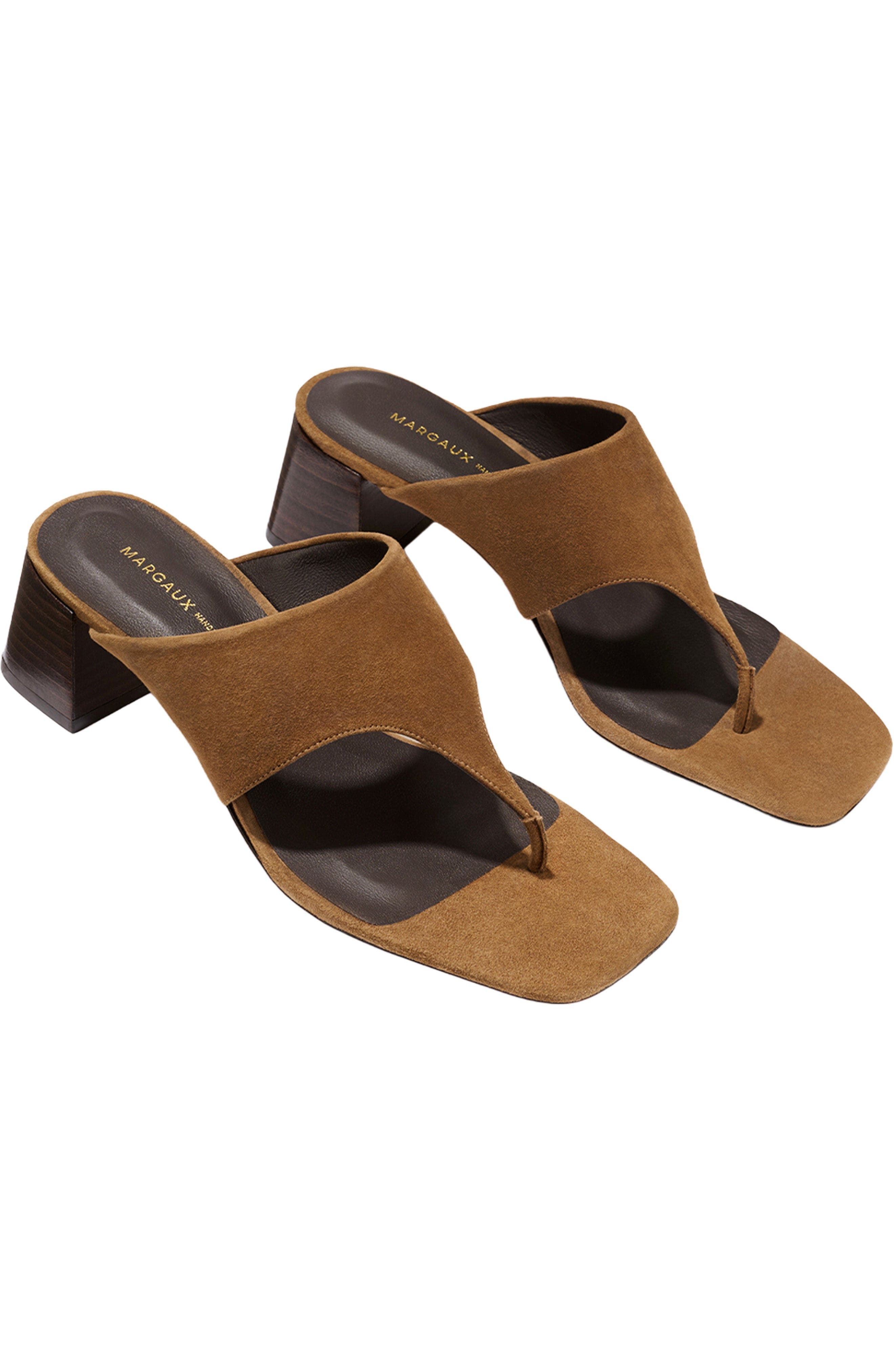 The Deia 50 Sandal, Alternate, color, Nutmeg Suede