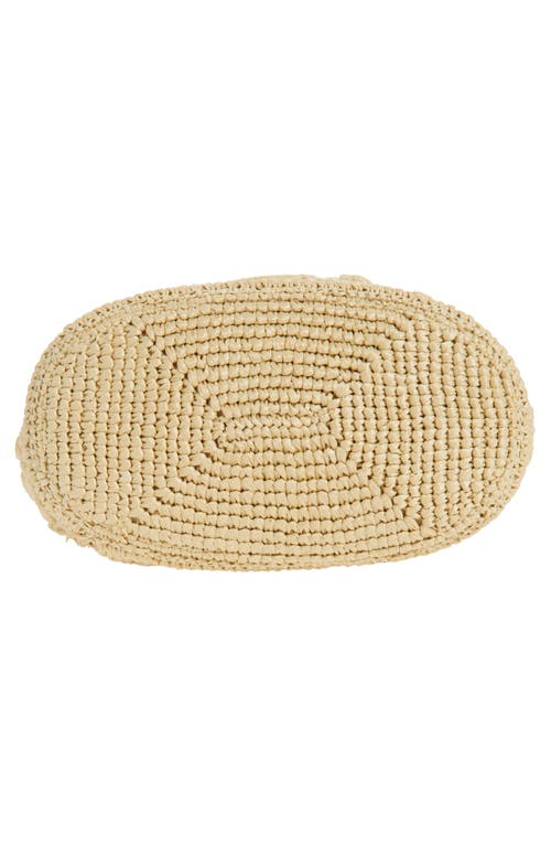 Tory Burch T Monogram Raffia Bucket Bag