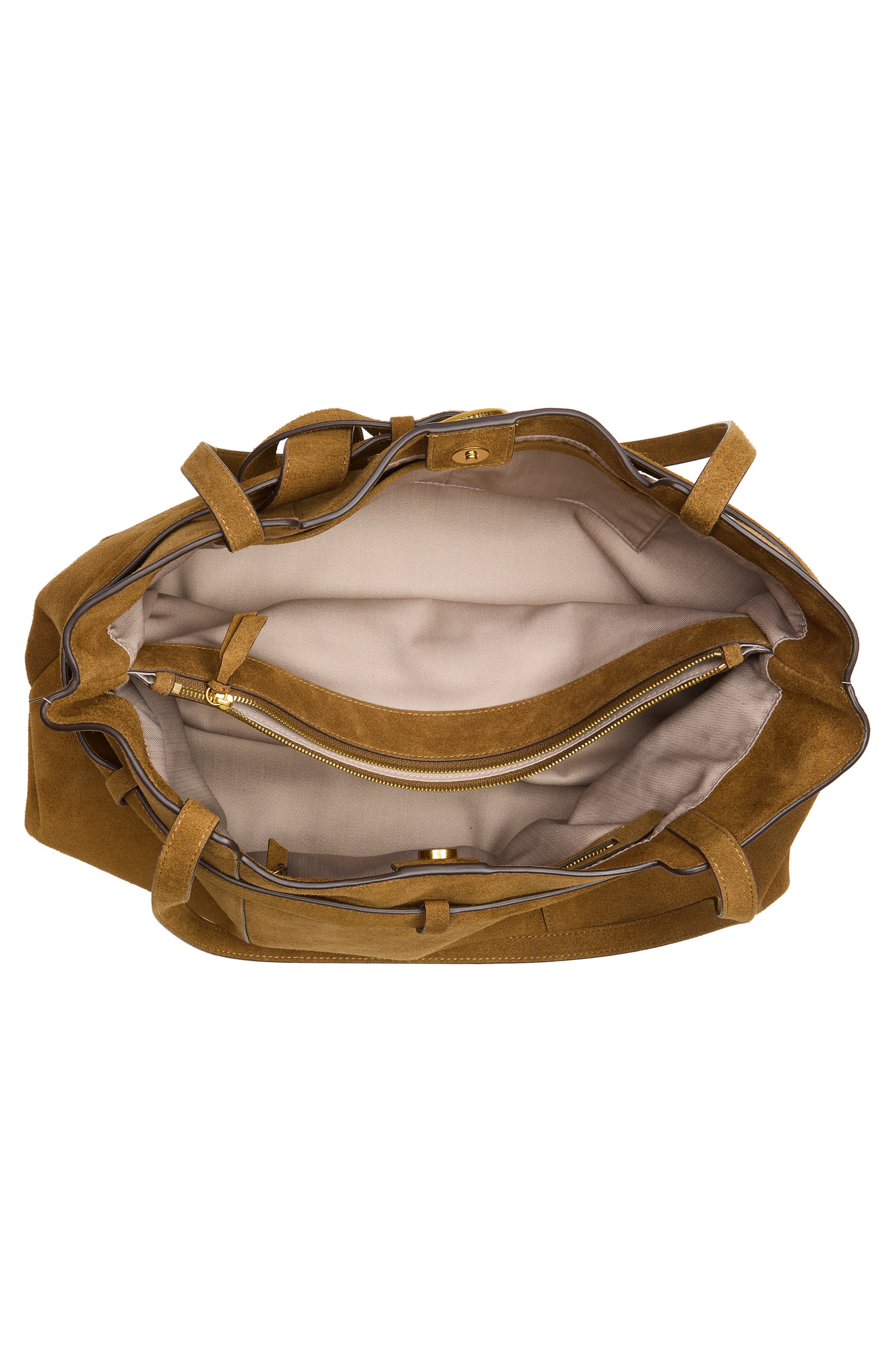 rag & bone Large Lexington Tote, Alternate, color, Golden Brown