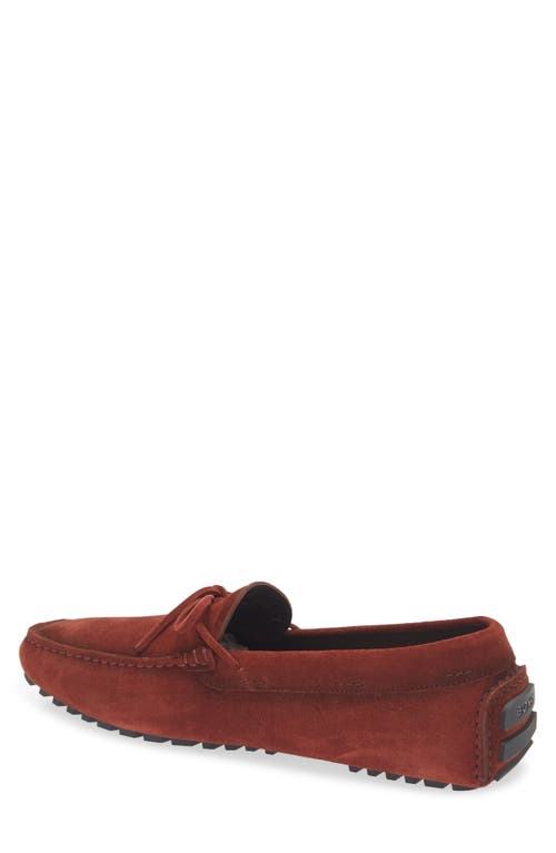 Hugo Boss Boss Driver Loafer In Rust/copper