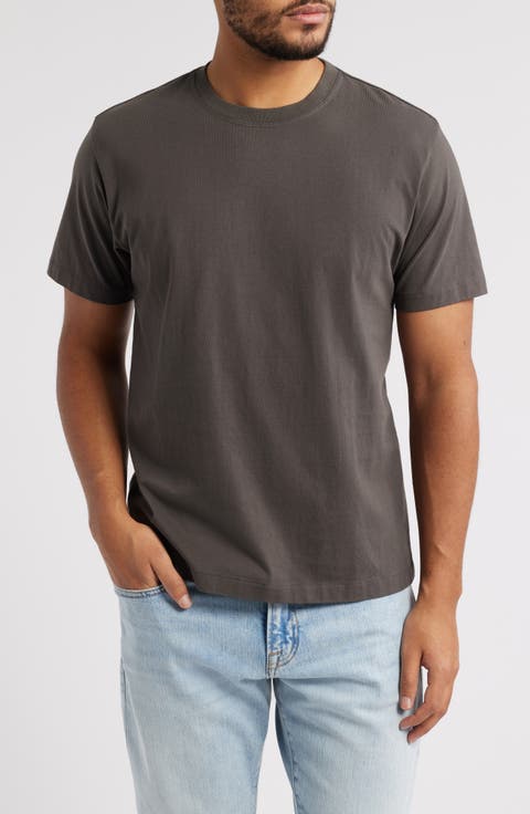 トップス nknit silk cotton crew neck KNIT T-shirt KNTTED WOOL-SILK T-SHIRT - CHOCOLATE | COS