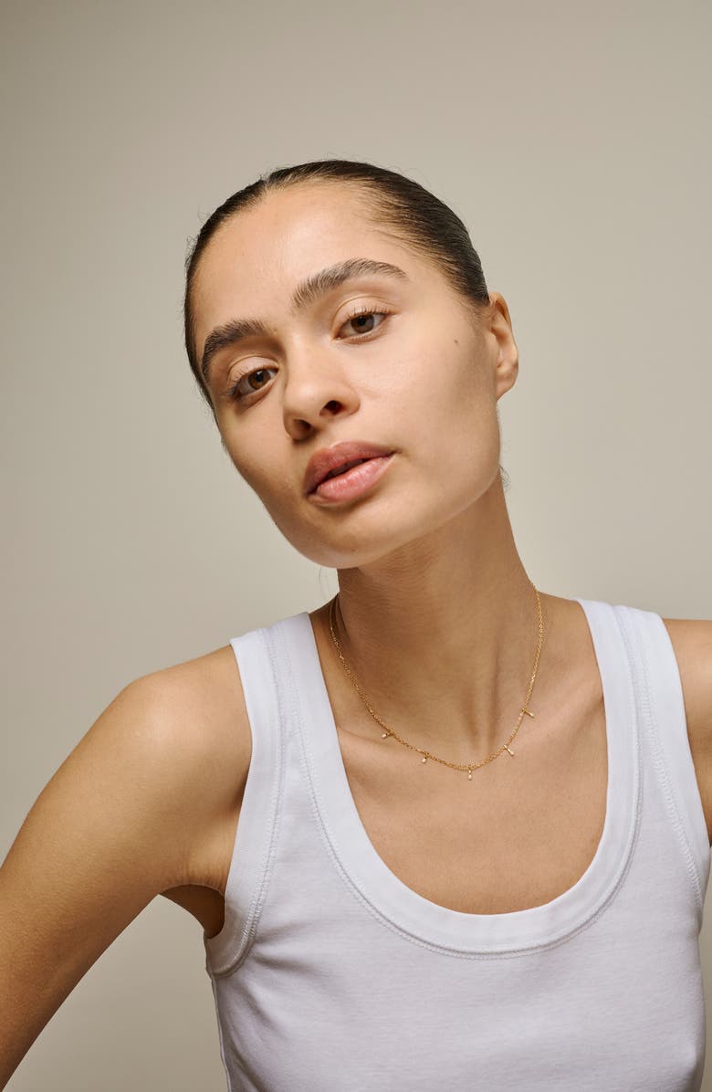 ENAMEL Copenhagen Lola Drop Necklace, Alternate, color, Daisy