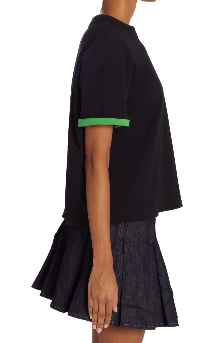 Bottega Veneta Double Layer Cotton T-Shirt, Alternate, color, 