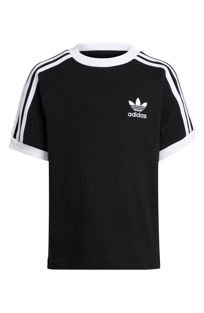adidas Kids' 3-Stripes Cotton T-Shirt, Main, color, 