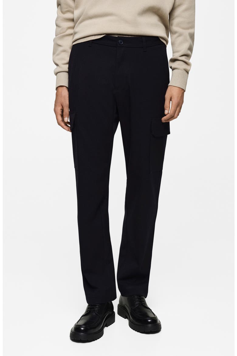 Regular Fit Cargo Pants, Main, color, DARK NAVY