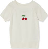 Lands' End Girls Short Sleeve Fitted Sweater