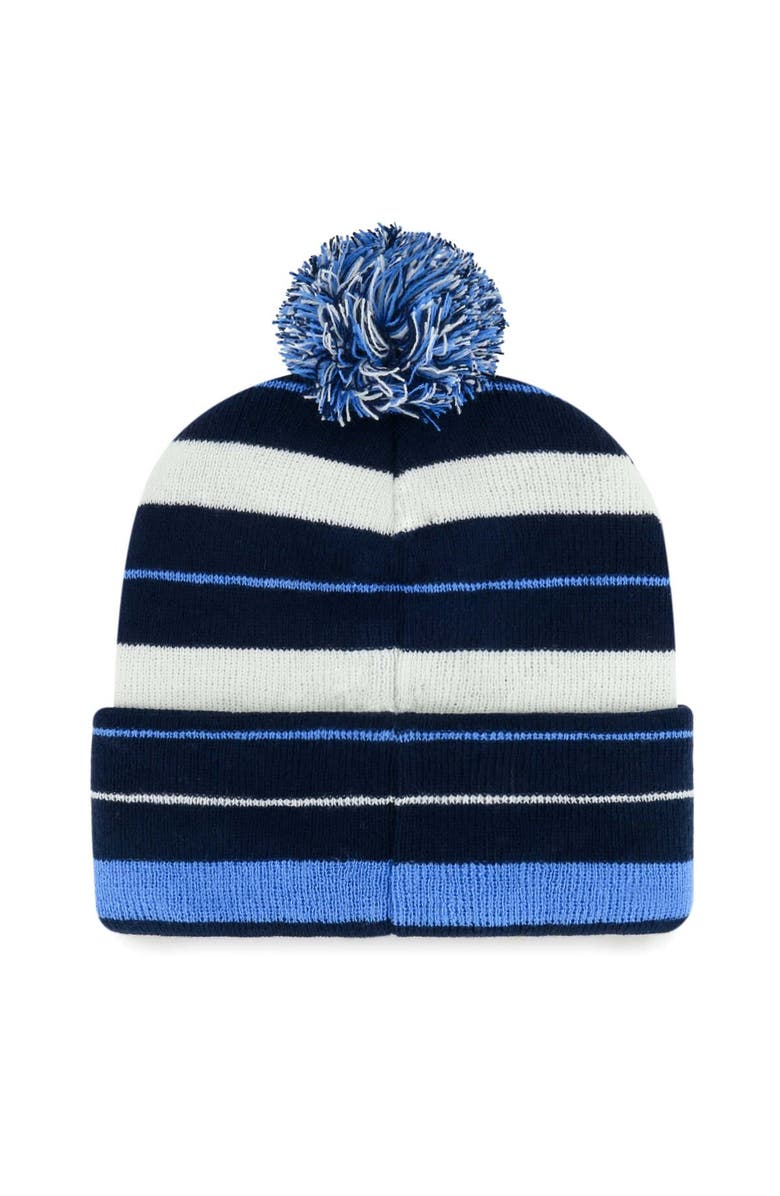 '47 Men's '47 Navy Tennessee Titans Powerline Cuffed Knit Hat with Pom, Alternate, color, Navy