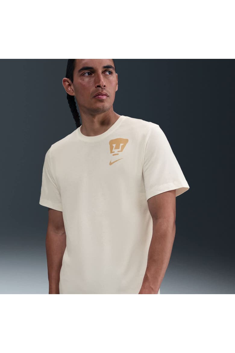 Men's Nike  Cream Pumas Crest T-Shirt, Alternate, color, Cream