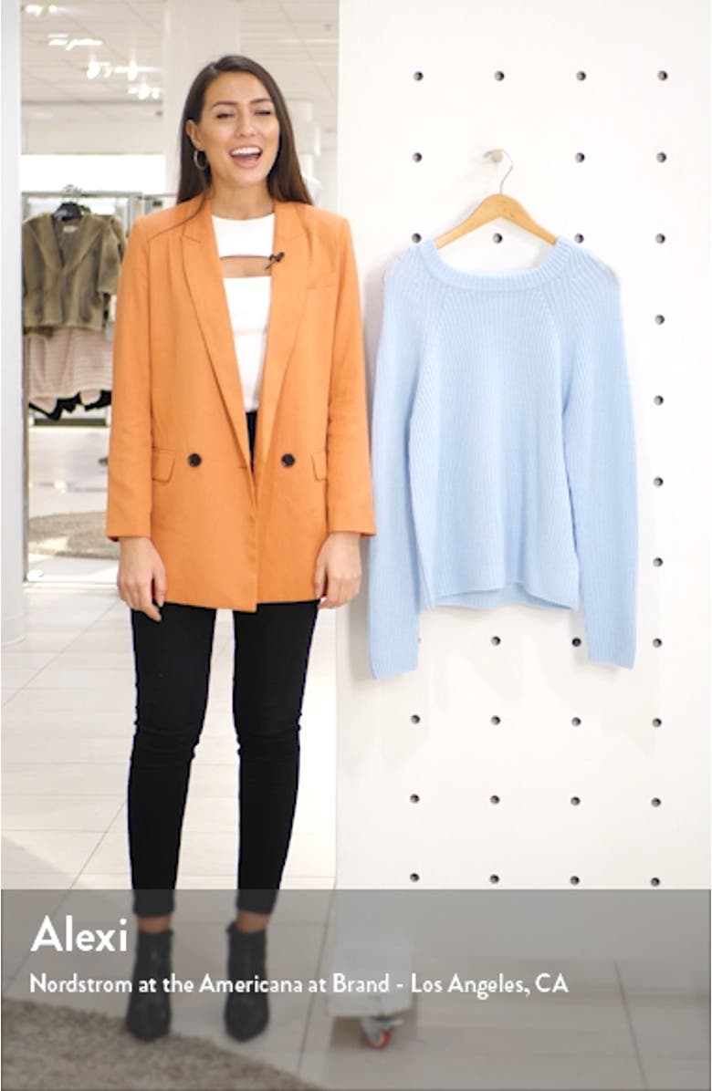 Raglan Sleeve Wool & Cashmere Hoodie, sales video thumbnail