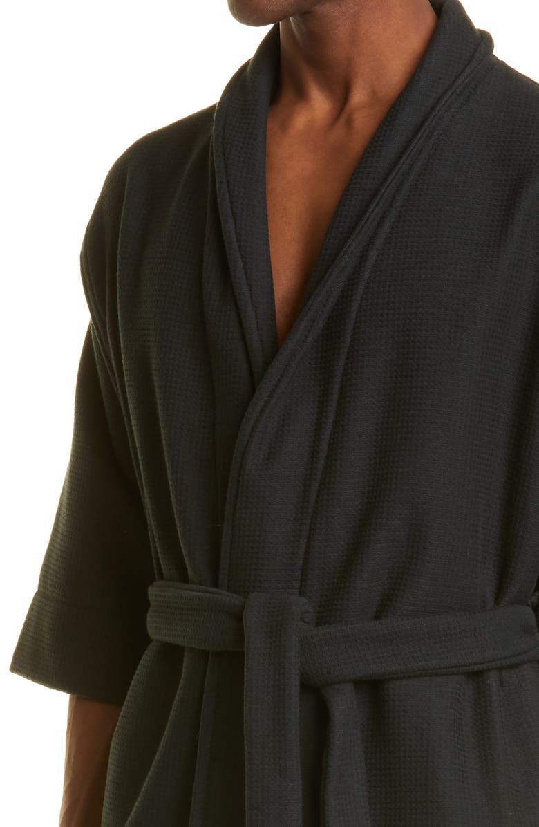 Fear of God Waffle Weave Cotton Robe, Alternate, color,