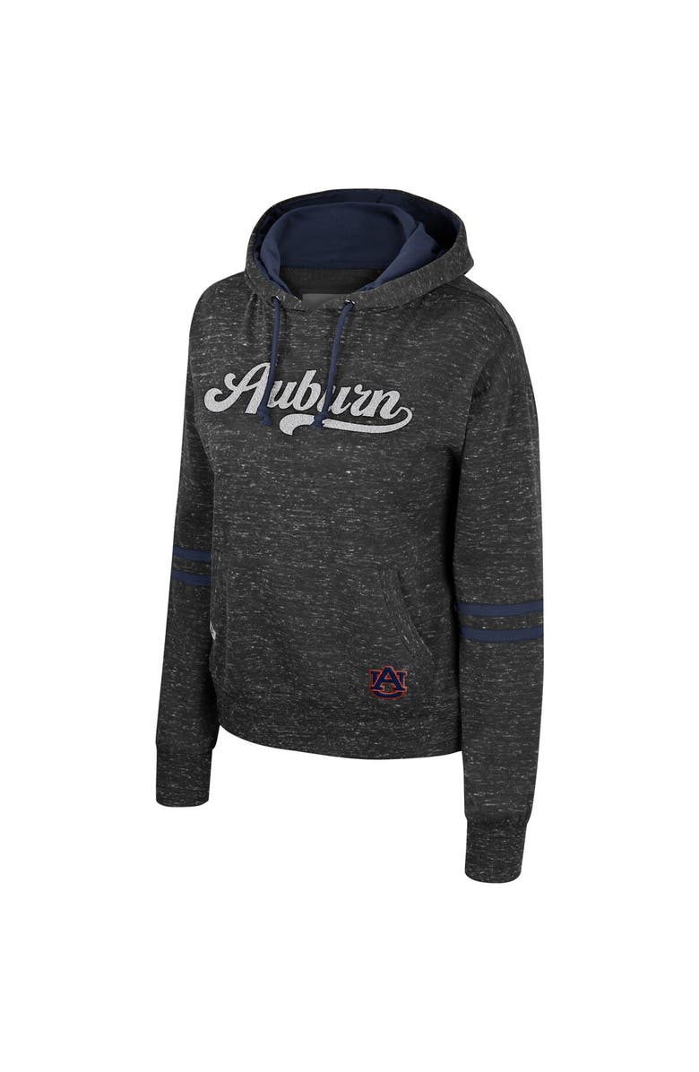 COLOSSEUM Women's Colosseum Charcoal Auburn Tigers Catherine Speckle Pullover Hoodie, Alternate, color, Charcoal