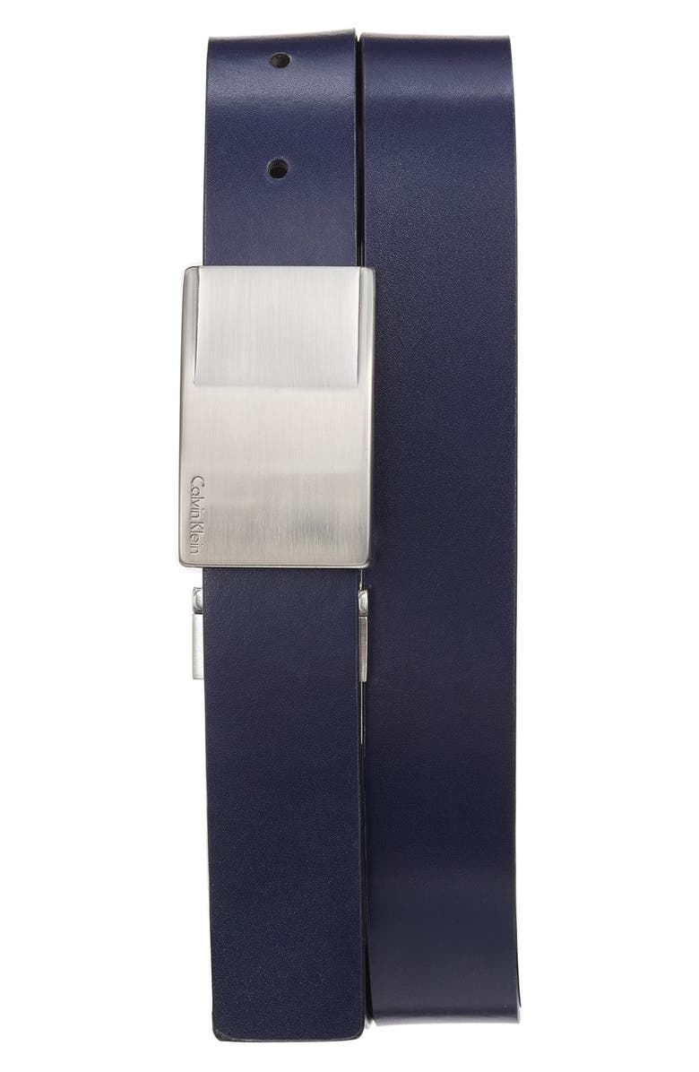 Calvin Klein Reversible Leather Belt, Alternate, color, 