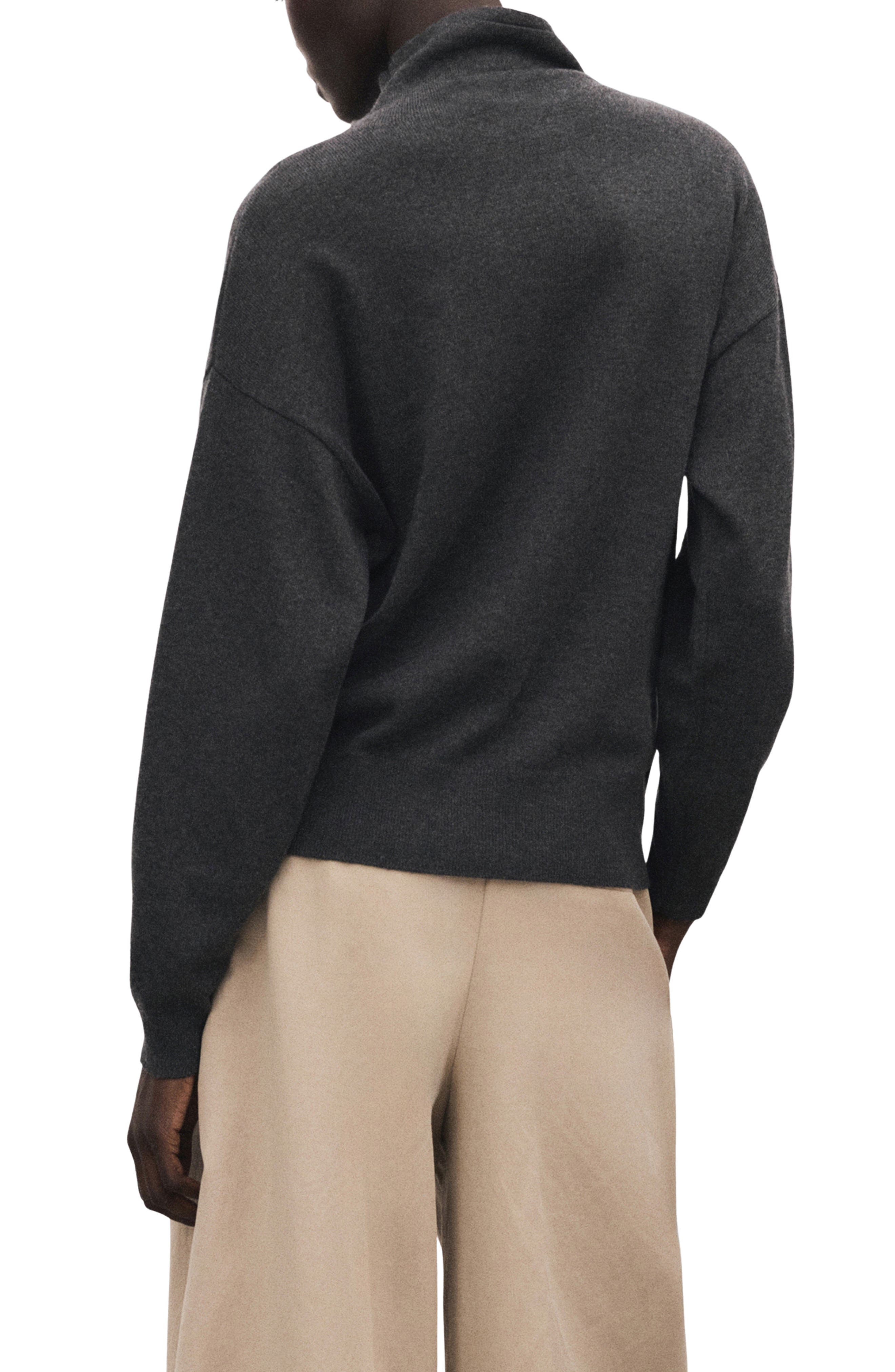 Draped Turtleneck Sweater - image 2