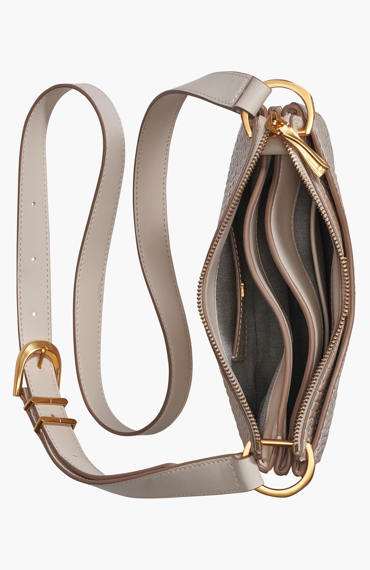 Glenwood Crossbody Bag, Alternate, color, Sand Gold Crocodile