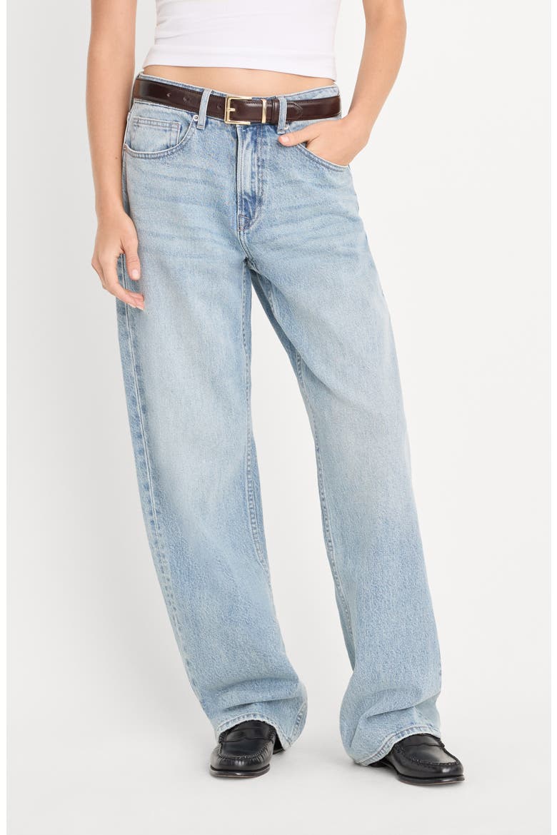 Good '90s Straight Leg Jeans, Main, color, INDIGO1257