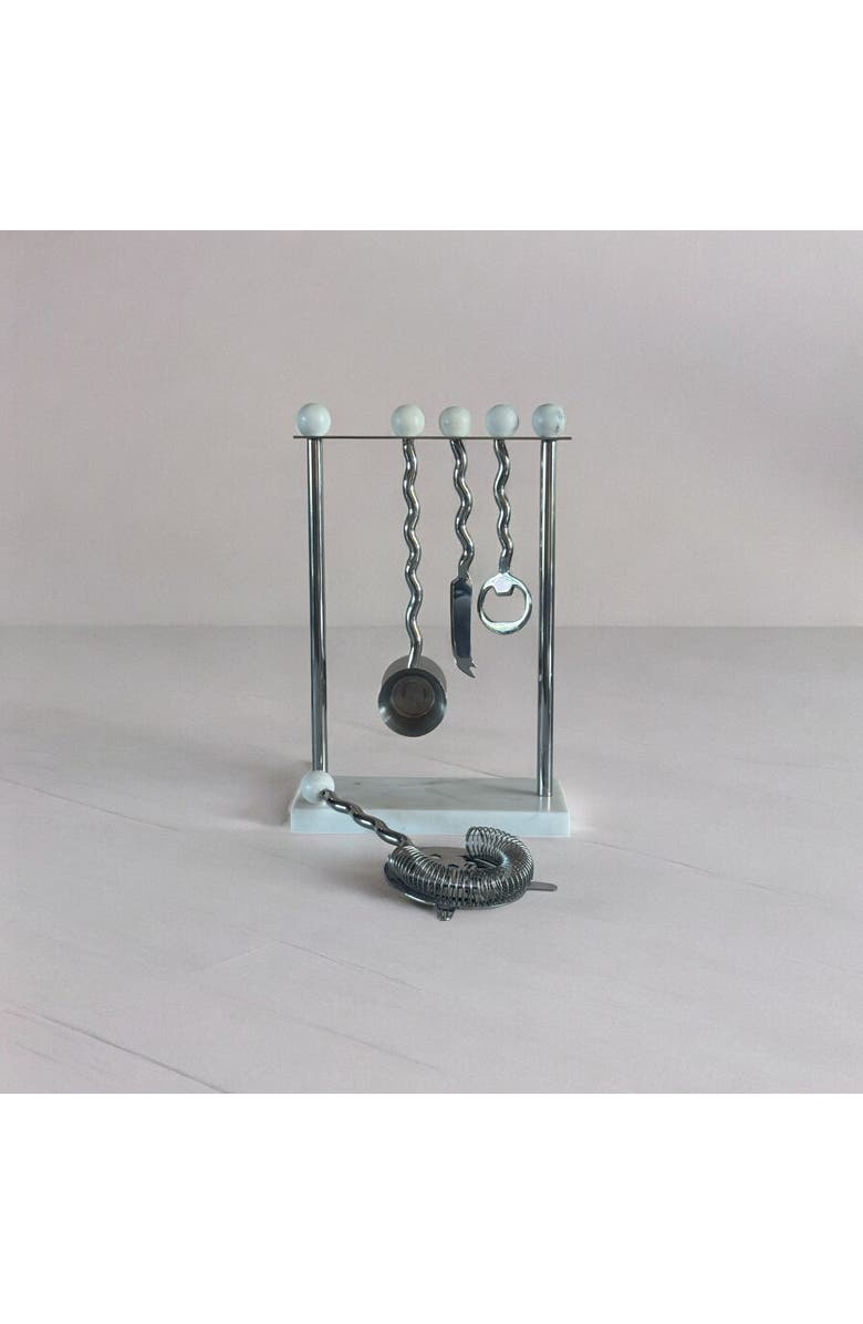 Meso Goods June Bar Set, Alternate, color, Silver