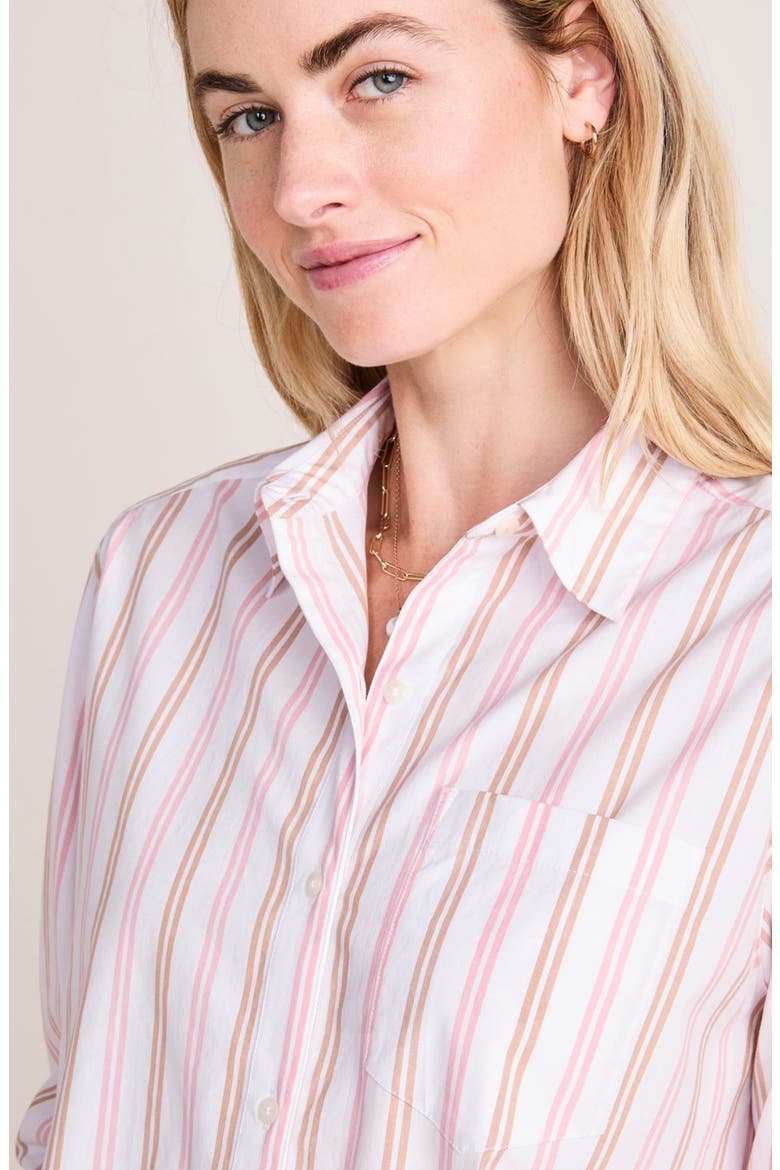 Relaxed Shirt, Alternate, color, ELEANOR STRIPE WC/TA