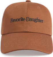 Favorite Daughter Classic Logo Cotton Twill Baseball Cap