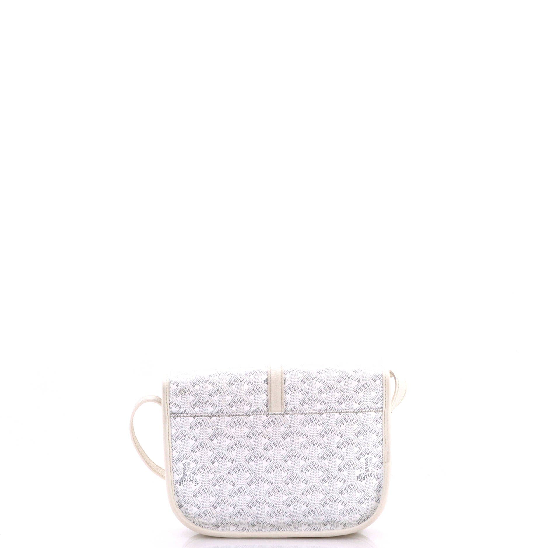 Belvedere II Messenger Bag Coated Canvas PM, Alternate, color, White