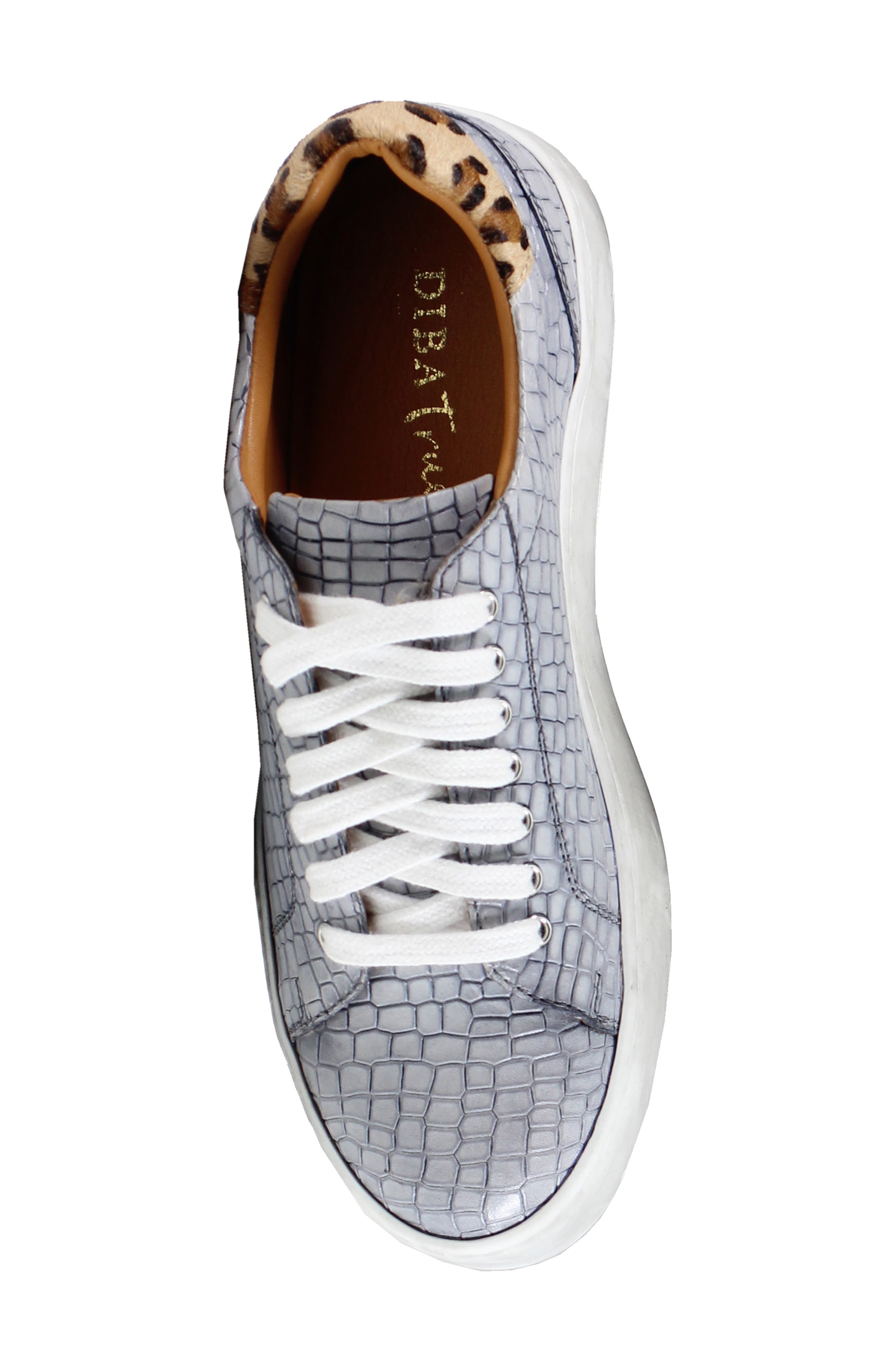 Diba True Abbot Snakeskin Embossed Sneaker, Alternate, color, 
