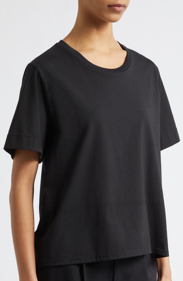 A.L.C. Kari Cotton T-Shirt, Alternate, color, Black