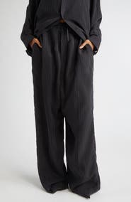 Balenciaga Fluid Cupro Tailored Pants