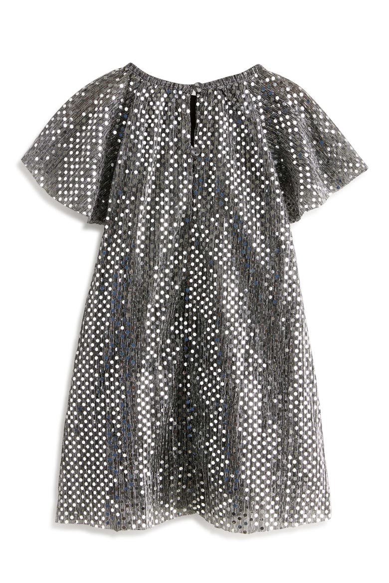 Kids' Sequin Party Dress, Alternate, color, BLACK