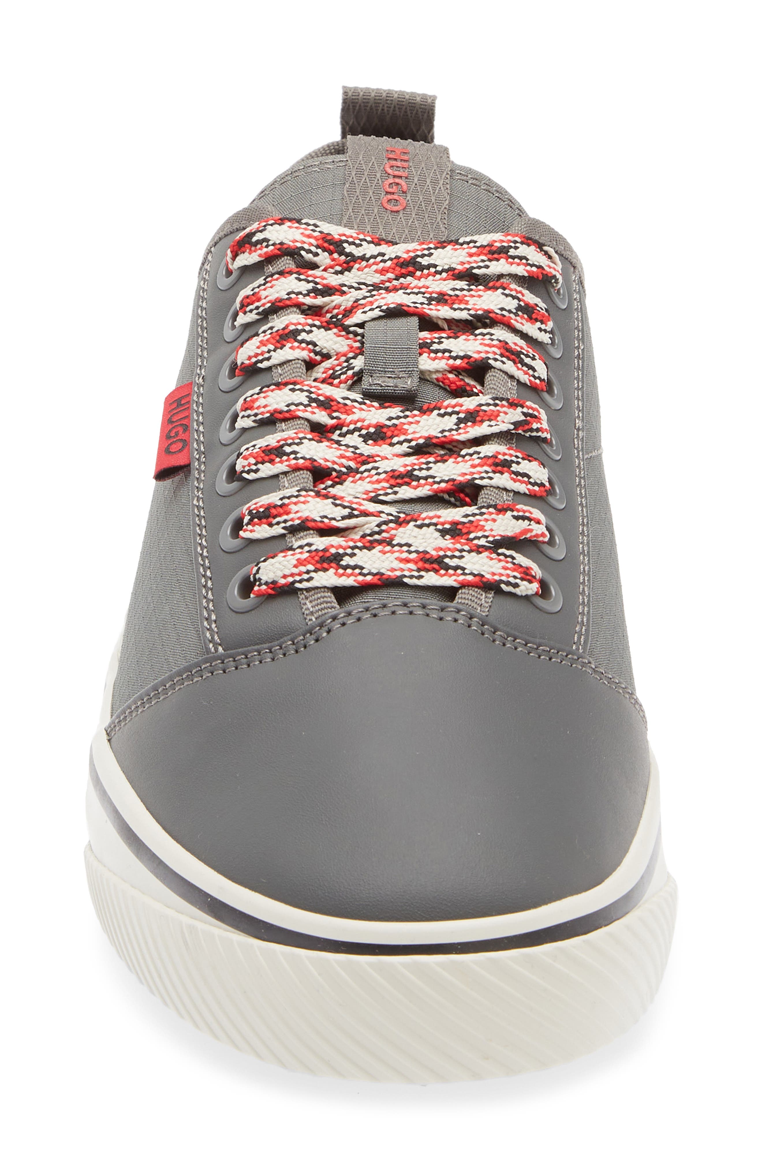 BOSS Dyer Tennis Sneaker, Alternate, color, Dark Grey