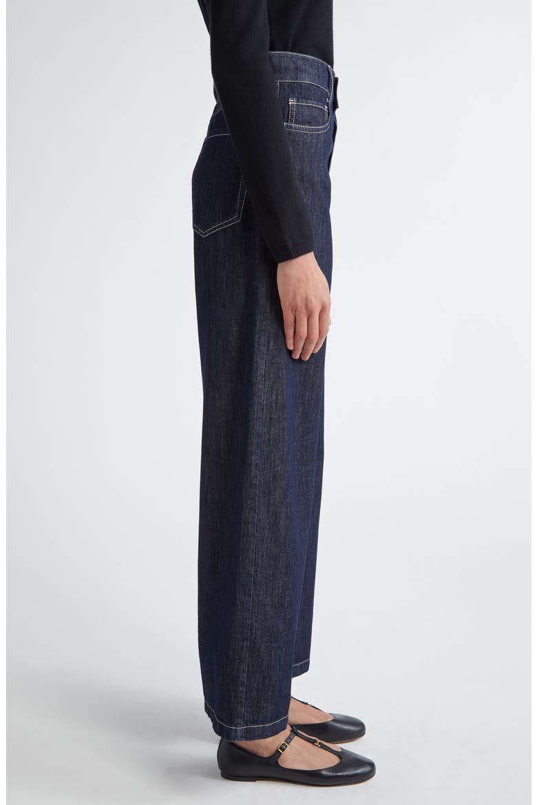 Zucchero High Waist Wide Leg Jeans, Alternate, color, MIDNIGHT BLUE