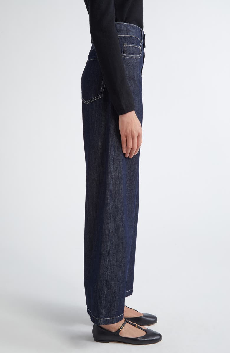 Max Mara Zucchero High Waist Wide Leg Jeans, Alternate, color, 