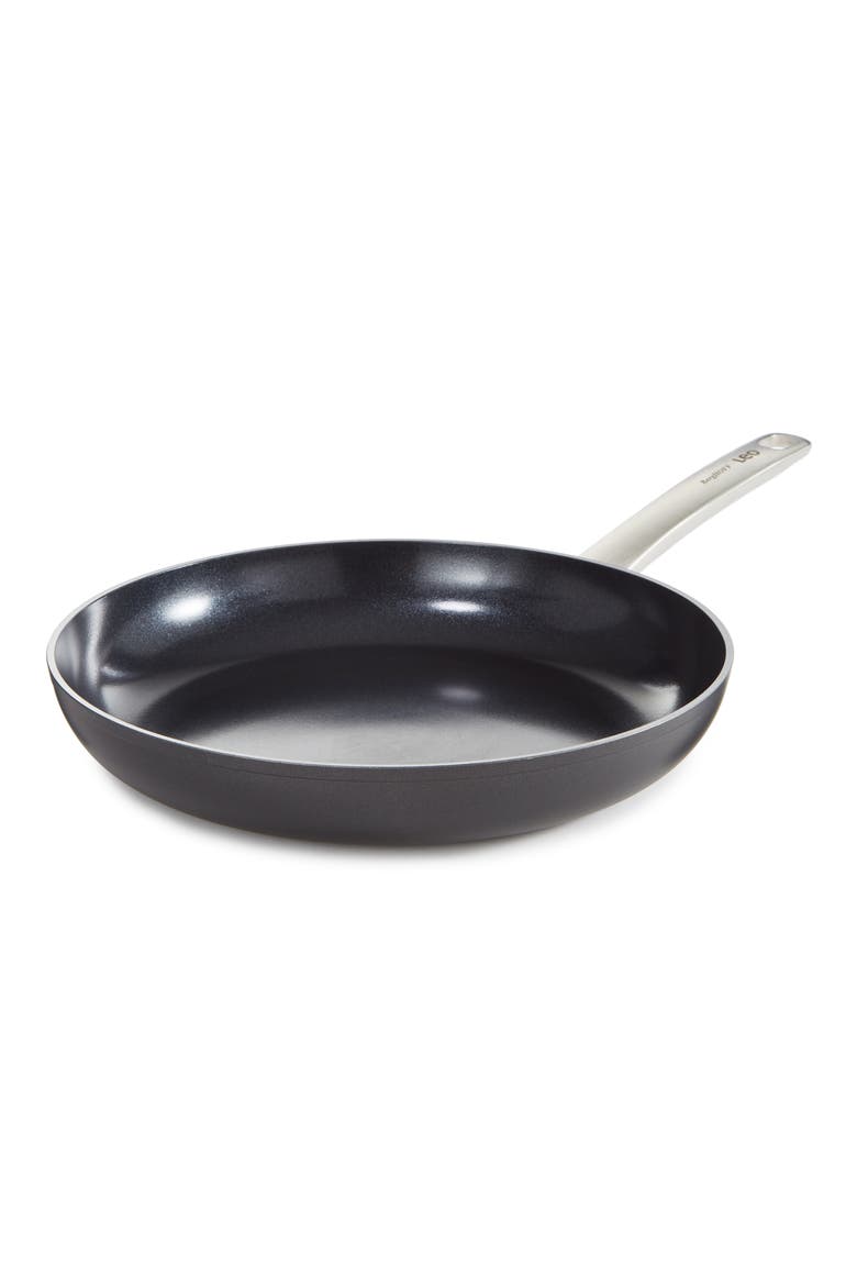 Leo Graphite Nonstick 11" Frying Pan, Alternate, color, BLACK