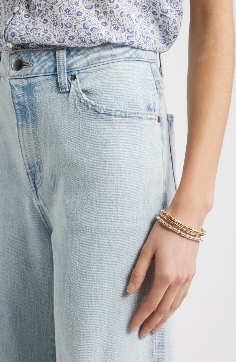 Treasure & Bond High Waist Wide Leg Jeans, Alternate, color, Extreme Wash