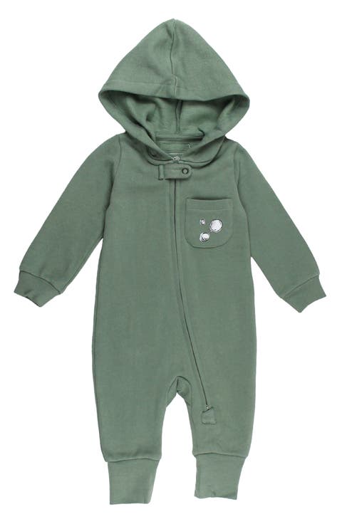 Organic Cotton Cozy Zipper Romper
