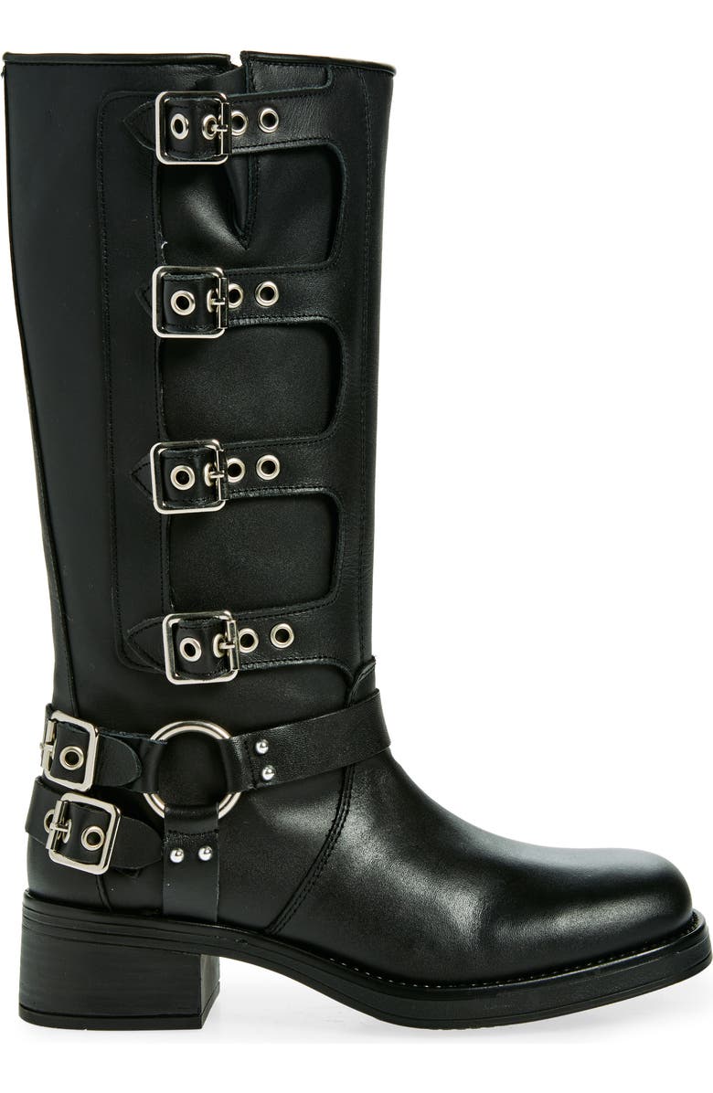 Steve Madden Rocky Boot, Alternate, color, Black Leather