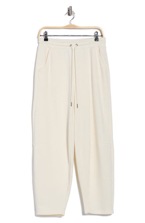 Yogalicious Baby Wash Fleece Barrel Sweatpants In White