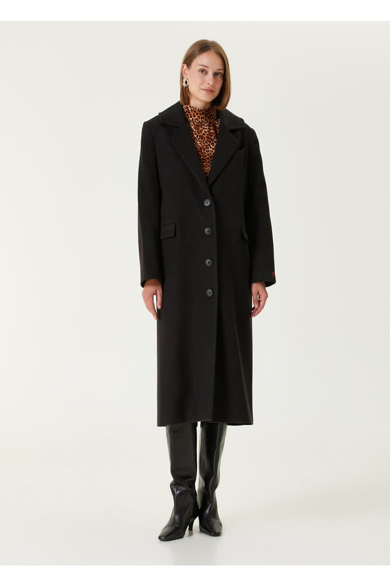 Wool Women's Coat, Alternate, color, BLACK