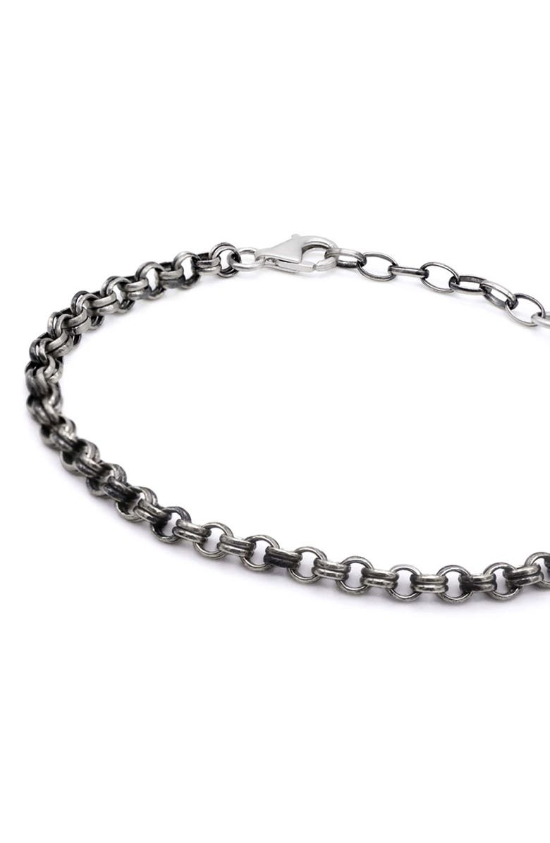 Serge DeNimes Men's Silver Maille Bracelet, Alternate, color, Silver