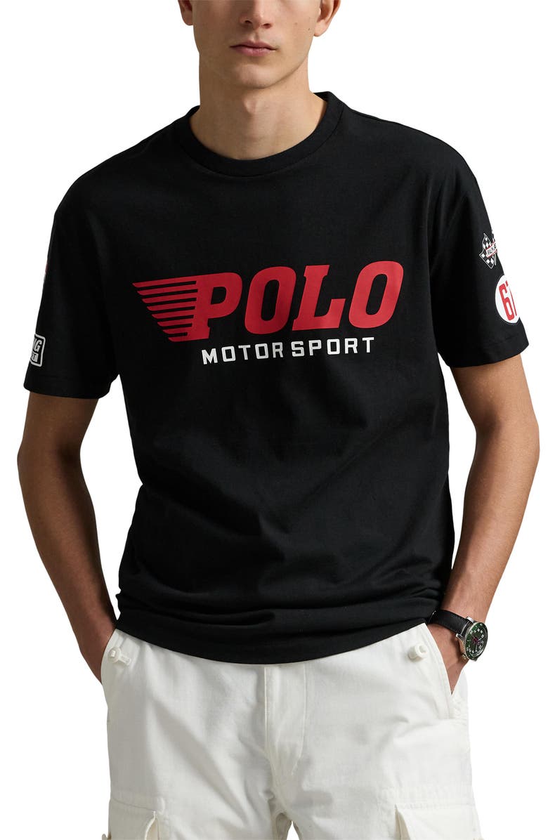 Polo Ralph Lauren Classic Fit Motorsport Graphic T-Shirt, Main, color,