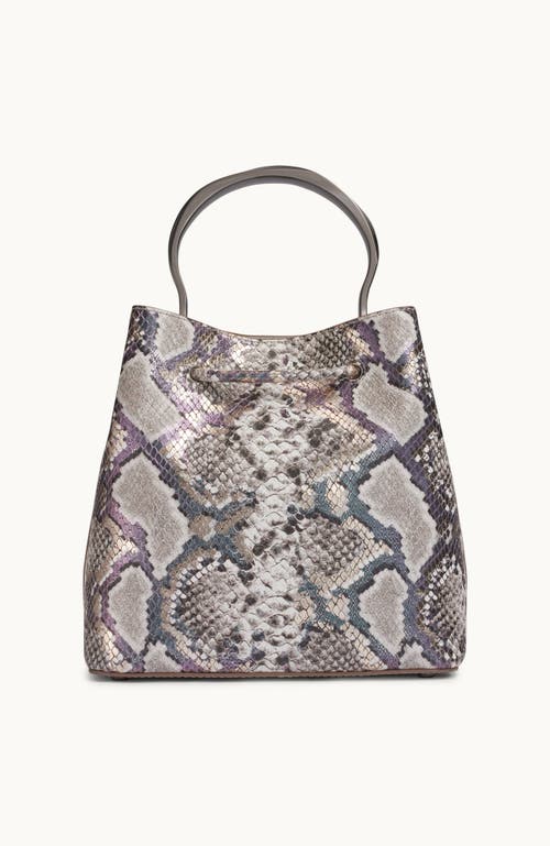 Donna Karan Lawrence Python Top Handle Bucket