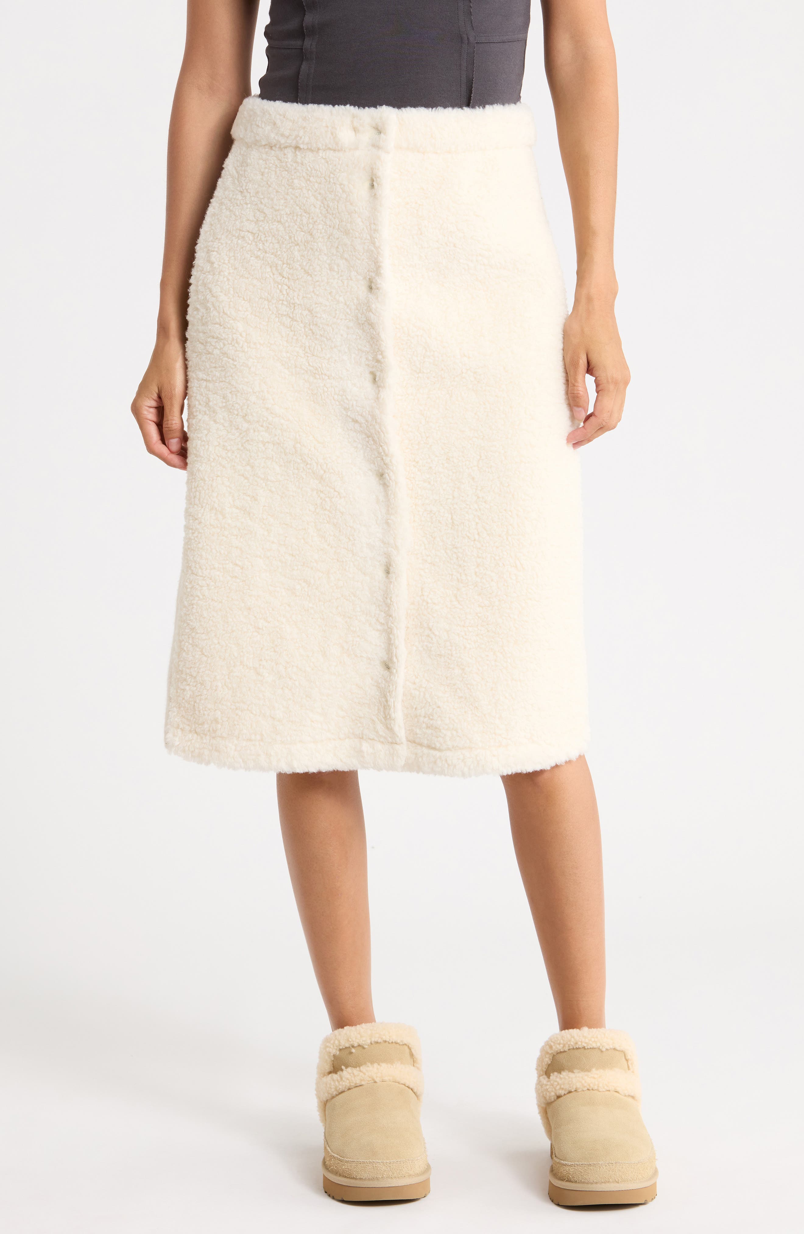 Kaleo Chateau Plush & Knit Skirt