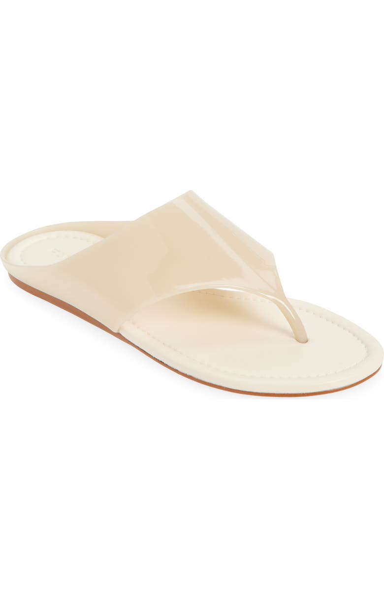 FARM Rio Jelly Flat Flip Flop, Main, color, Crystal