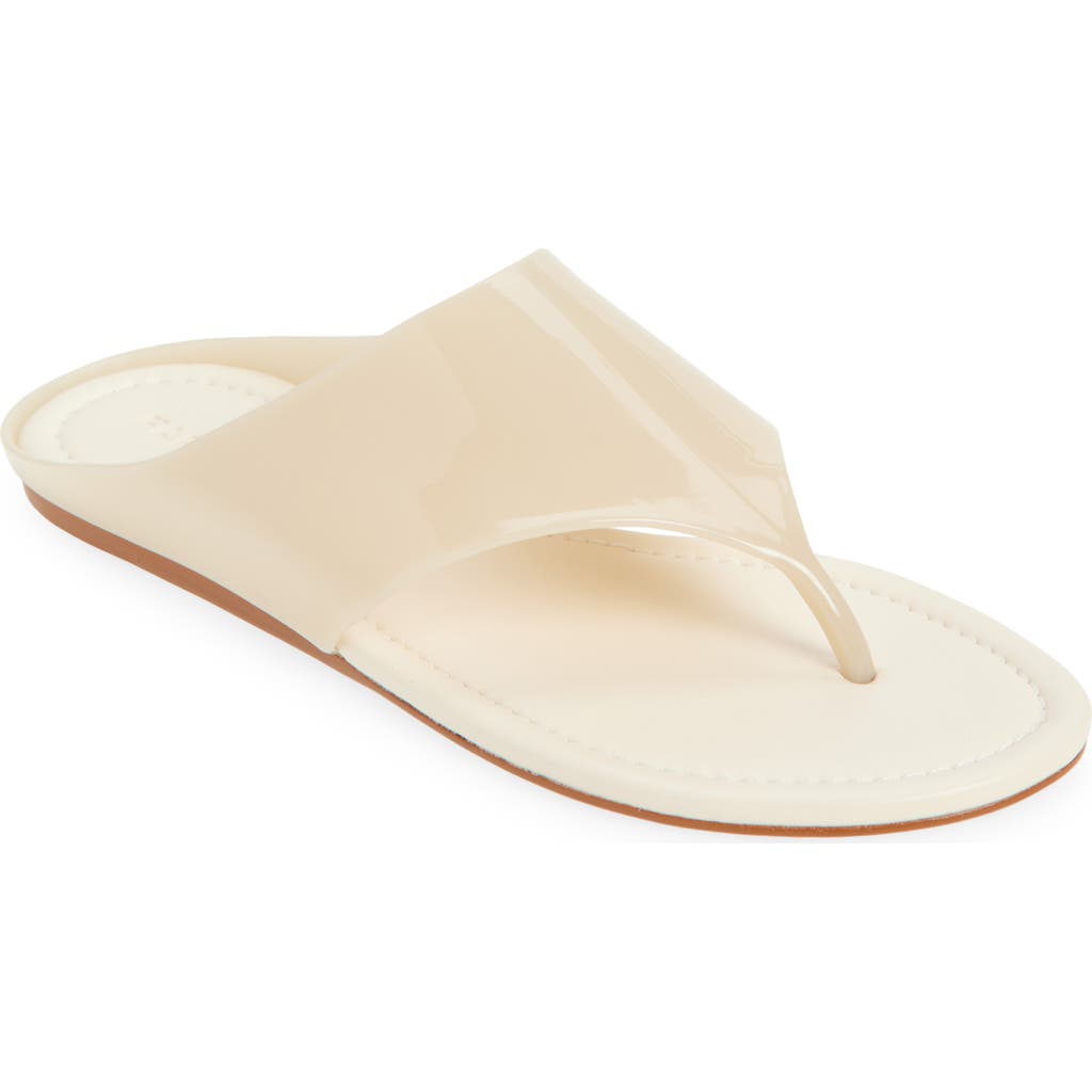 FARM Rio Jelly Flat Flip Flop in Crystal at Nordstrom, Size 8.5